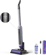 Sert zemin temizleyici, 70 dakika, kablosuz hafif zemin temizleyici, LED göstergeli, tüm sert zeminler için, çift tank tasarımlı ve kendi kendini temizleme fonksiyonlu paspas - Görsel 7