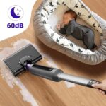 Sert zemin temizleyici, 70 dakika, kablosuz hafif zemin temizleyici, LED göstergeli, tüm sert zeminler için, çift tank tasarımlı ve kendi kendini temizleme fonksiyonlu paspas - Görsel 3