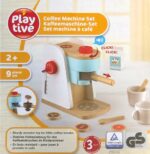 Çocuklar İçin Eğlenceli Ahşap Kahve Makinesi - Görsel 5