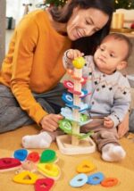 Ahşap oyuncak ses ağacı kulodrom top parça 23 adet - Görsel 8